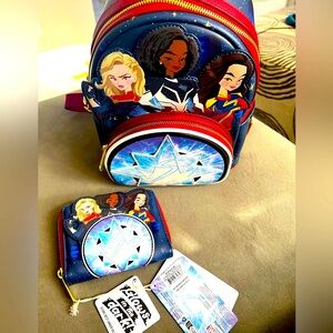 Loungefly The Marvels Backpack/wallet set